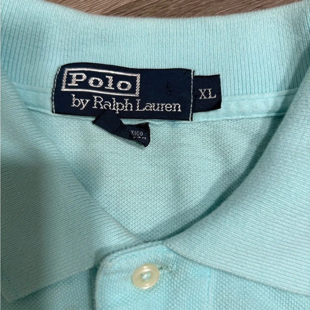 Classic Polo Ralph Lauren Men's Aqua Polo Shirt XL Classic Fit.